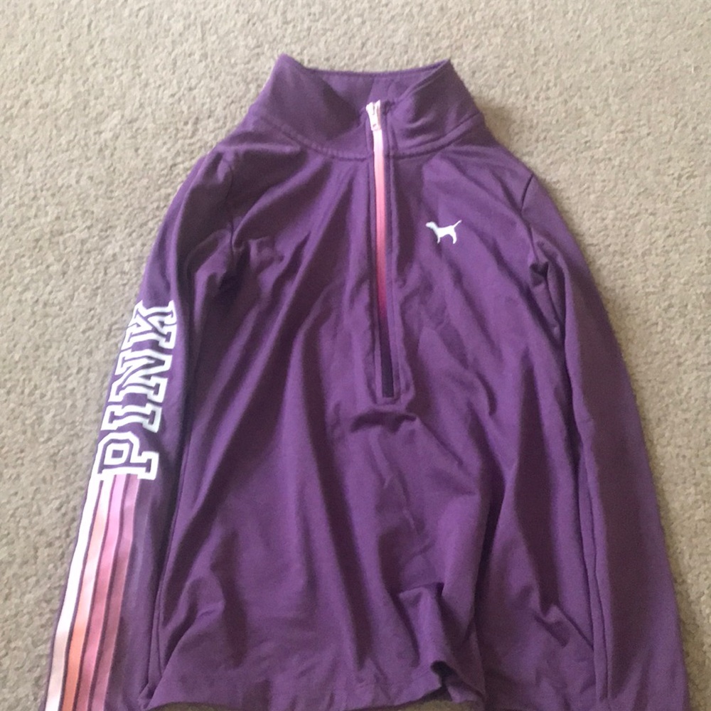 vs pink zip up